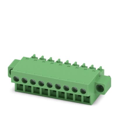 Phoenix Contact MC Series PCB Connector, 9-Contact, 3.81mm Pitch, Screw, 1-Row, Screw Termination