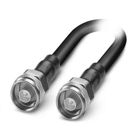 Phoenix Contact NBC-COX-CNM/3.0-L/COX-CNM Series Male Coax Plug to Male Coax Plug, 3m, Terminated50 Ω