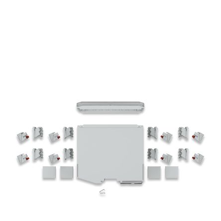 Phoenix Contact ICS50 Series DIN Rail Housing Set for Use with For Mounting On A DIN Rail, 16A