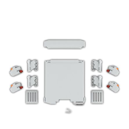Phoenix Contact ICS25 Series DIN Rail Housing Set for Use with For Mounting On A DIN Rail, 16A