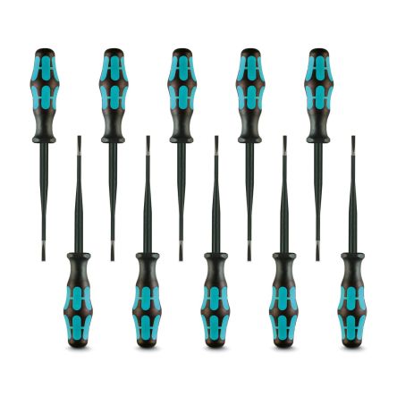 Phoenix Contact Straight Insulated Screwdriver Blade, 10-Piece