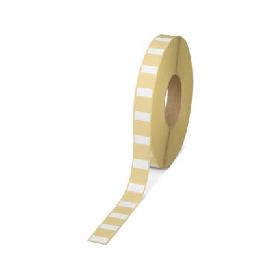 Phoenix Contact E-WML Adhesive Cable Label, White, Pre-printed "Unlabeled", 4 → 6mm Cable, for Cylindrical