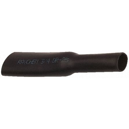 TE Connectivity Heat Shrink Tubing, Black 19mm Sleeve Dia. x 30m Length 8.40 Ratio, DR-25 Series