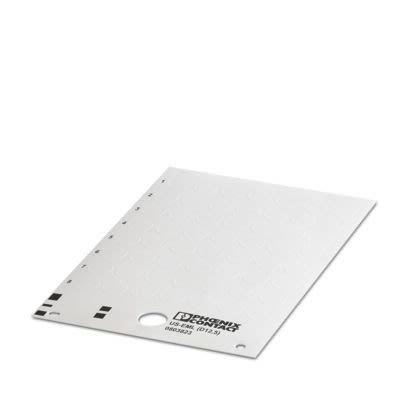 Phoenix Contact, US-EML Marker Card for use with BLUEMARK ID, BLUEMARK ID COLOR, THERMOMARK CARD, THERMOMARK PRIME
