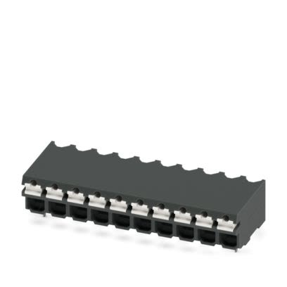 Phoenix Contact SPT Series PCB Terminal Block, 10-Contact, 3.81mm Pitch, Surface Mount, 1-Row, Push In Spring
