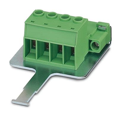 Phoenix Contact PCB Terminal Block, 3-Contact, 10.16mm Pitch, Push-In, 1-Row, Screw Termination