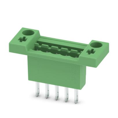 Phoenix Contact, 5mm Pitch, 5/..-G, DFK-MSTB 2, 5 Way,, Pluggable Terminal Block, Feed Through Header, Feed Through,