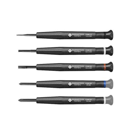 Bernstein Phillips, Slotted Screwdriver Sets, 5-Piece