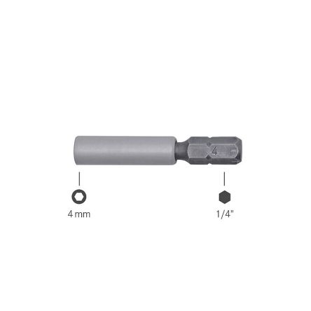 Bernstein 4-564 1/4 Hex Bit Adapter, 42.5 Overall