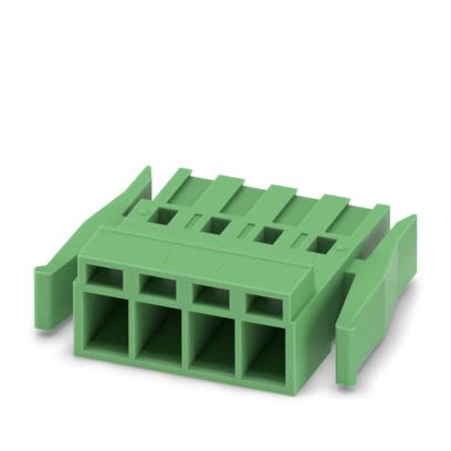 Phoenix Contact MSTBC Series PCB Connector, 4-Contact, 5.08mm Pitch, Latching, 1-Row, Crimp Termination