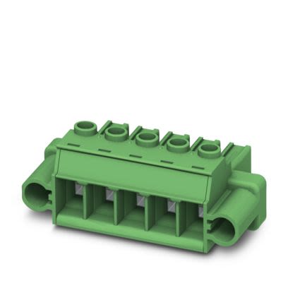 Phoenix Contact PC 5 Series PCB Connector, 12-Contact, 7.62mm Pitch, Screw, 1-Row, Screw Termination