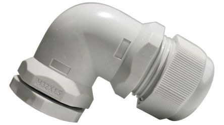 RND 465 Series Grey Nylon Cable Gland, M32mm Thread, 18mm min., 25mm max., IP68