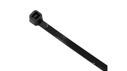 RND Cable Ties, 371mm x 4.8 mm, Black Polyamide, Pk-100units