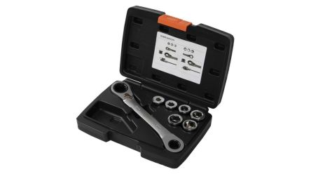 RND 550 Series 7-Piece Spanner Set, 6 x 8 mm, 9 x 10 mm, 11 x 12 mm, 13 x 15 mm, 14 x 19 mm, 16 x 17 mm, 18 x 19