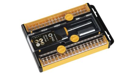 RND Hex, Magnetic Adaptor, Non-Slip Handle, Philips, Plastic Box, Pozidriv, Slotted, Torx, Universal Socket Piece Tool