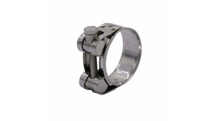 RND Hose Clamp, Hose Clamp, 23mm Nominal Size, M6mm, Stainless Steel, Grey
