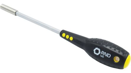 RND Hex Screwdriver Handle, 1/4 in Tip, 125 mm Overall