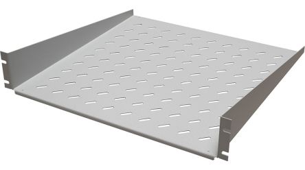 RND 455 Series Steel Shelf for Use with 19'' Cabinets, 450 x 446 x 90mm