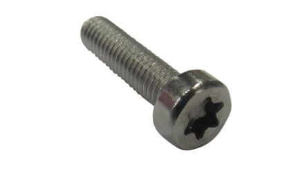 RND Zinc Zinc Plated Steel Torx Screw, ISO 14580, M3mm x 10mm