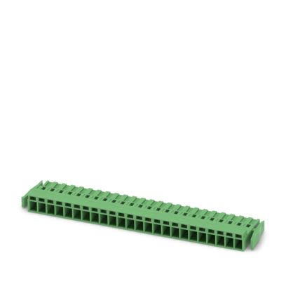 Phoenix Contact MSTBC Series PCB Connector, 24-Contact, 5.08mm Pitch, Latching, 1-Row, Crimp Termination