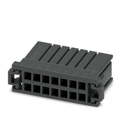 Phoenix Contact DD31PC Series PCB Connector, 14-Contact, 3.81mm Pitch, Latching, 2-Row, Crimp Termination