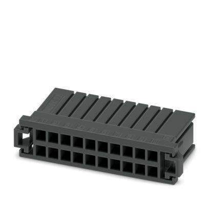 Phoenix Contact DD31PC Series PCB Connector, 20-Contact, 3.81mm Pitch, Latching, 1-Row, Crimp Termination