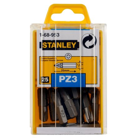 Stanley DeWALT Bit 25 Pieces, Hexagon