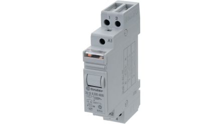 Finder DIN Rail Power Relay, 12V Coil, 16A Switching Current, SPST-NC, SPST-NO
