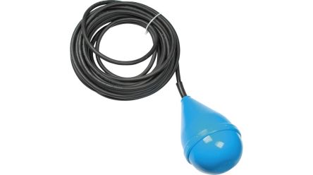 Finder 72 Series Cable Mount Polypropylene Float Switch, Float, 20m Cable, 250V ac Max, 30V dc Max