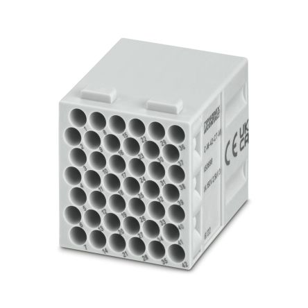 Phoenix Contact Heavy Duty Power Connector Insert, 10A, PIN, HC-M-42 Series, 42 Contacts