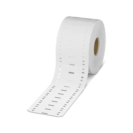 Phoenix Contact WMTB Cable Tie Cable Markers, White, 6mm Cable, for, for THERMOMARK, 1523622