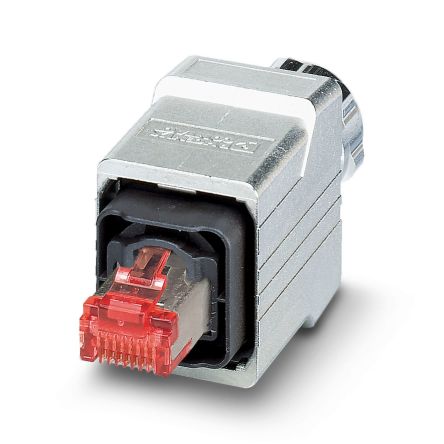 Phoenix Contact VS-PPC Series Male RJ45 Connector, Cat6 Straight 1 Port 8 -Way