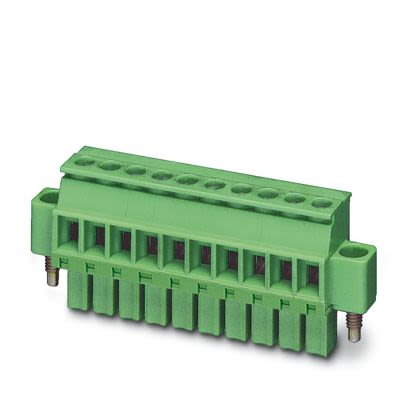 Phoenix Contact MCVW Series PCB Connector, 7-Contact, 3.81mm Pitch, Screw, 1-Row, Screw Termination