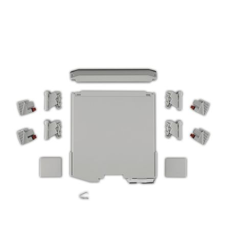 Phoenix Contact ICS20 Series DIN Rail Housing Set for Use with For Mounting On A DIN Rail, 16A
