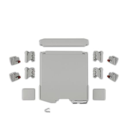 Phoenix Contact ICS25 Series DIN Rail Housing Set for Use with For Mounting On A DIN Rail, 16A