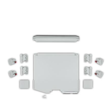 Phoenix Contact ICS25 Series DIN Rail Housing Set for Use with For Mounting On A DIN Rail, 16A