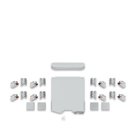 Phoenix Contact ICS50 Series DIN Rail Housing Set for Use with For Mounting On A DIN Rail, 16A