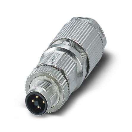Phoenix Contact, SACC Power Connector Panel Mount Plug, 4P, Screw Termination, 12A, 1.5 kV