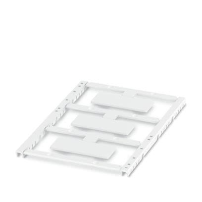 Phoenix Contact Cable Tie Cable Marker, White, 6mm Cable, for Control Cabinets And Systems, 1014092