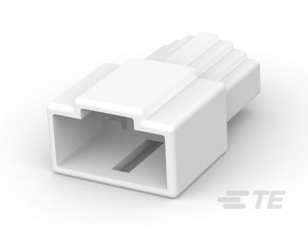TE Connectivity, FASTIN-FASTON 250 3 Way Nylon Crimp Terminal Housing, Natural