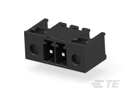 TE Connectivity, 3.5mm Pitch, Buchanan, 2 Way, Right Angle, Pluggable Terminal Block, Header, Board Mount, Through Hole