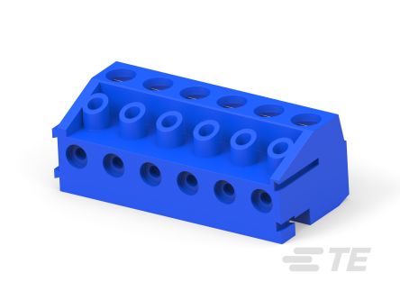 TE Connectivity, 5mm Pitch, Buchanan, 6 Way, Vertical, Pluggable Terminal Block, Plug, 1776263-6