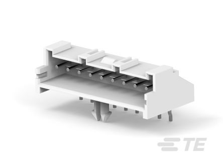 TE Connectivity Economy Power 2.5 Series Right Angle Board Mount PCB Header, 9 Contact(s), 2.5mm Pitch, 1 Row(s),