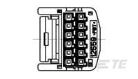 TE Connectivity, AMP Receptacle 12 Way Housing For Female Terminals for use with Female Terminals