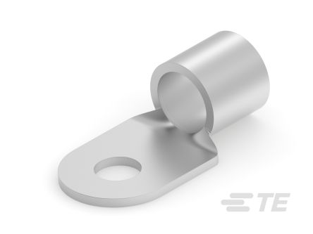 TE Connectivity, Solisstrand Uninsulated Ring Terminal, Silver