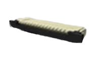 TE Connectivity, FPC 1mm Pitch 19 Way Right Angled Socket FPC Connector, SMT