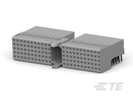 TE Connectivity, Z-Pack 2mm Pitch Hard Metric Hard Metric Backplane Connector, Male/Female, Right Angled, 22 Column, 5