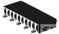 TE Connectivity AMPMODU Series Straight Housing