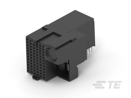 TE Connectivity, Z-Pack 1.9mm Pitch Hard Metric Hard Metric Backplane Connector, Male, Right Angled, 6 Column, 12 Row,