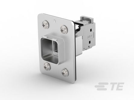 TE Connectivity 21208 Series Female Ethernet Connector, Panel Mount, Cat6a 1 Port 1 -Way